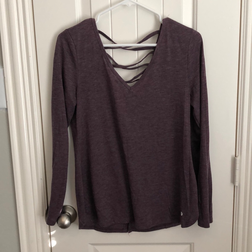 V-neck Workout Top